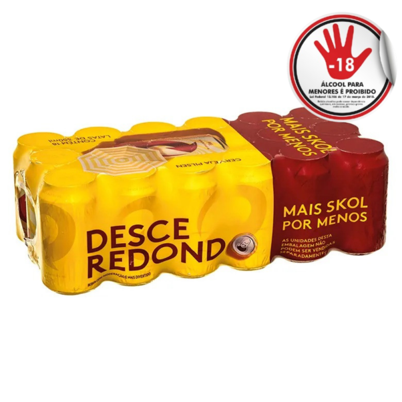 Skol Lata 350Ml Sh C/18 Npal Multpack