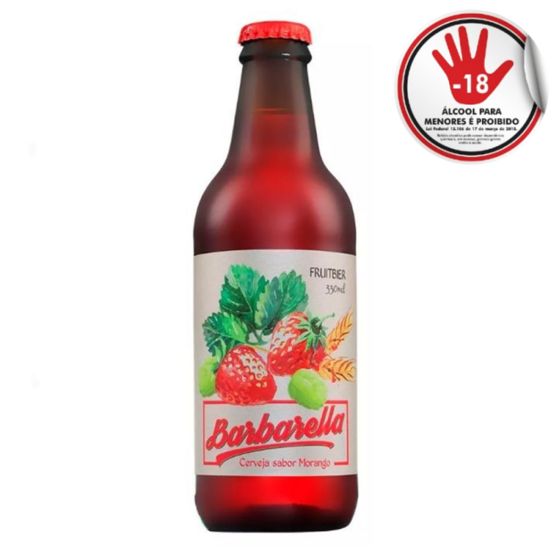 Cerveja Barbarella Morango 330Ml