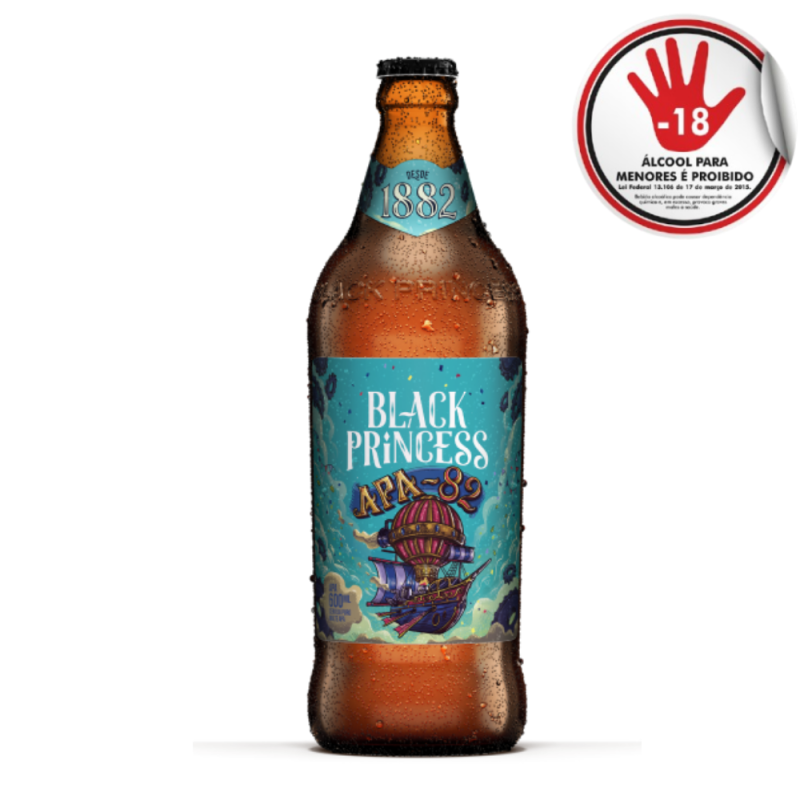Cerveja Black Princess Apa 600Ml