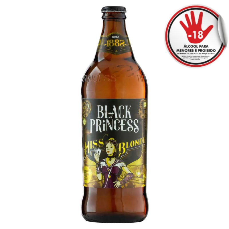 Cerveja Black Princess Miss Blonde 600Ml
