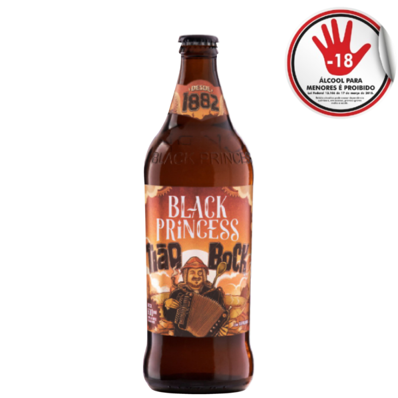 Cerveja Black Princess Tiao Bock 600Ml