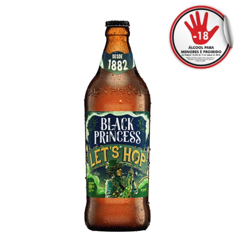Cerveja Blk Prin Hop Ipa Grf 600Ml