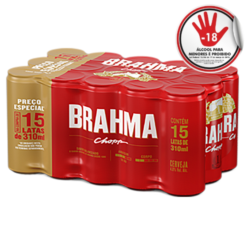 Cerveja Brahma Chopp 310Ml