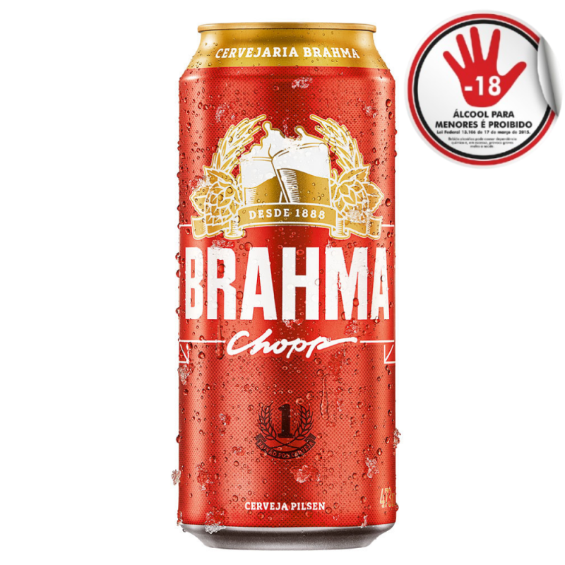 Cerveja Brahma Chopp Lt 473Ml
